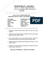 Soal Uas KWN 25 Juli 2022i B Desa