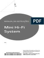 Mini Hi-Fi System: Manual de Instruções