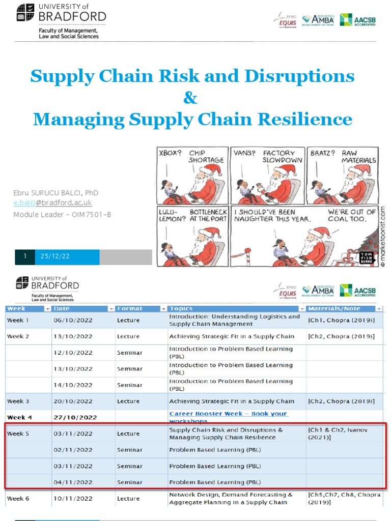 Supply Chain Resilience Strategies | PDF | Supply Chain | Climate ...