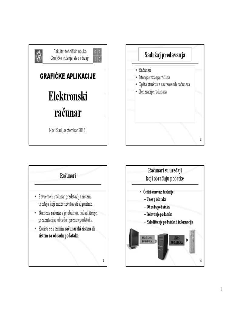 02 - Elektronski Racunar-2015 | PDF