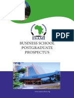 ESAMI Business School Postgraduate Prospectus