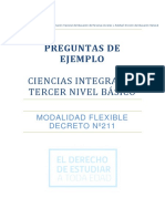 Preguntas para Liberar 2018 - Ciencias Integradas MF211 - NB3