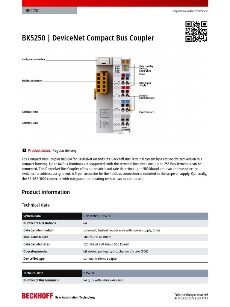 BK 5250 PDF Power Supply Input/Output