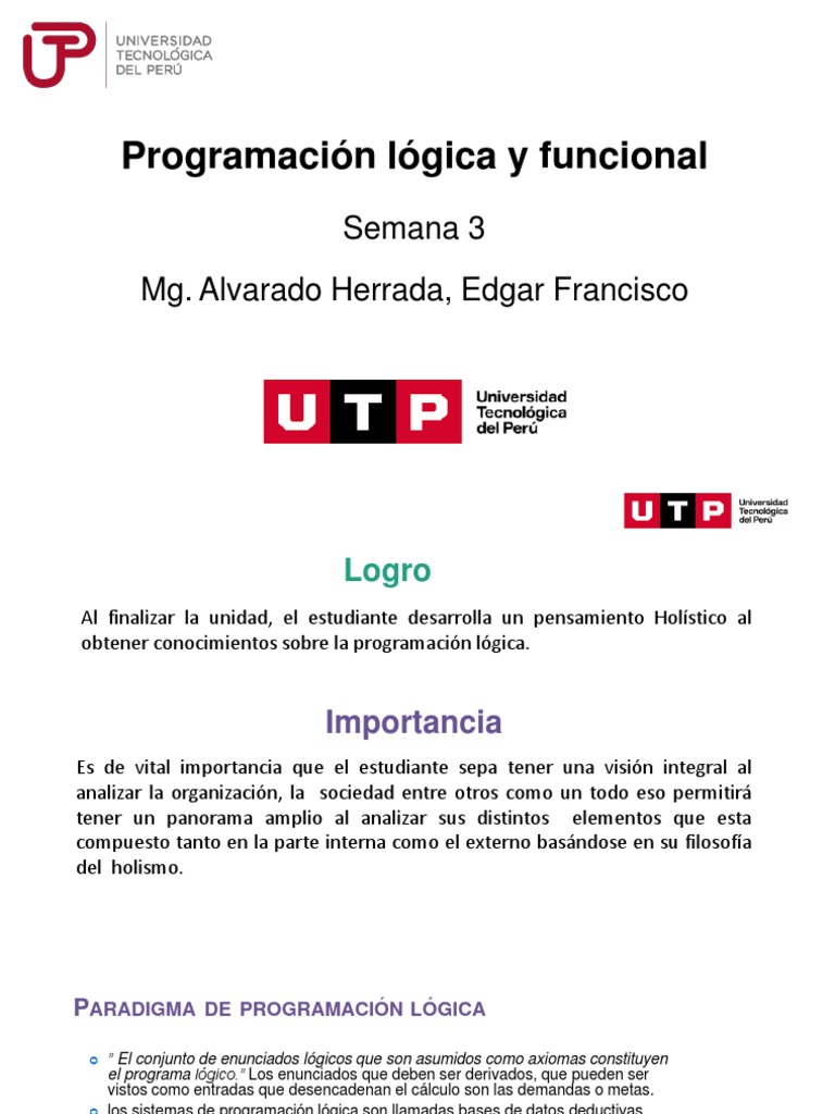 S03.s1-Programacion Logical y Funcional | PDF | Lenguaje de ...