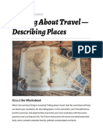 Travel Describing Places