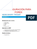 Configuración básica para operar en Forex con News Binary Trader 2.1