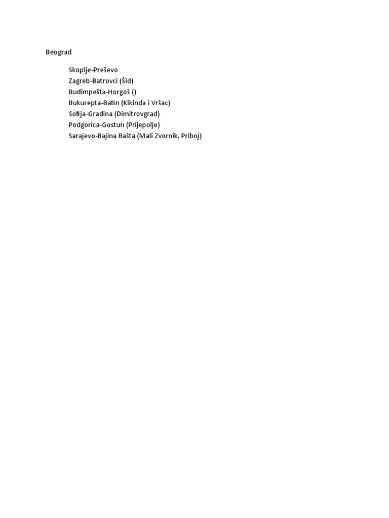 Beograd | PDF