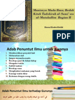 02-Adab Pencari Ilmu Part II