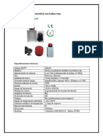 Catalogo SIR609 Gabinete, Sirena, Baliza Foto e Especificaciones Tecnicas