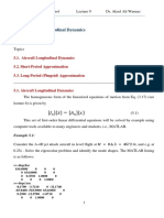 Aircraft Longitudinal Dynamics Explained