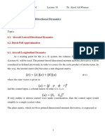 Aircraft Stability and Control - Lec10