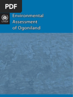 UN Environmental Assesment of Ogoniland