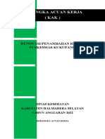 Kak Renovasi-Penambahan Ruang Puskesmas Kukupang