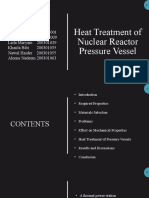 Heat Treatment of Nuclear Reactor Pressure Vessel