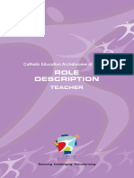 Role Description - Teacher