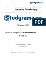 BACES Mathematiques 2017