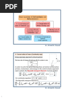 Lecture 3 - Fluid Dynamics - Mass Conservation