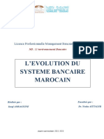 l'évolution du secteur bancaire au Maroc