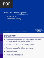 Financial Mannagment: Dividend Policy