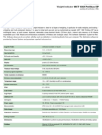 Technical Specifications Pavone Systems Mct-1302-Profibus-dp