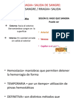 Hemorragia - Hemostacia