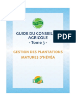 Guide Conseiller Agricole Hevea Tome-3