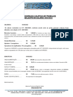 Convenção Coletiva de Trabalho Reajuste de Salário 2022/2023