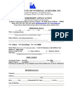 Revised 040810 IIA Individual Membership Application Form
