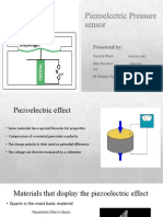 Piezoelectric Pressure Sensor: Applications and Design