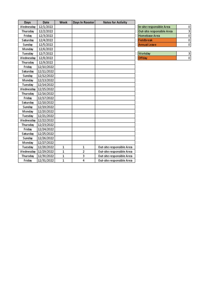 Monthly Attendance | PDF