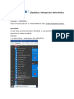 Atividade 1 - Introdução a Informática