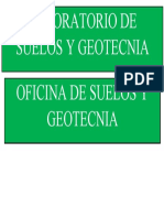 Laboratorio de Suelos Y Geotecnia Oficina de Suelos Y Geotecnia