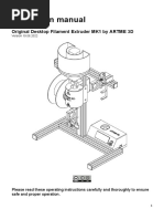 Extruder Operator's Manual Guide | PDF | Extrusion | Mechanical Engineering