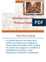 Introducción a la política fiscal: objetivos, instrumentos y tipos de política