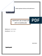 Rapport de Stage