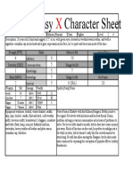 Stefan Clevenger Character Sheet