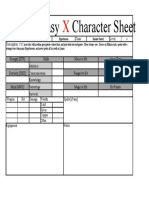 Kimnor Rugova Character Sheet