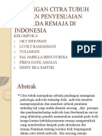 Hubungan Citra Tubuh Dengan Penyesuaian Diri Pada Remaja