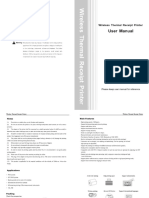 Wireless Thermal Receipt Printer User Manual