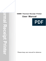 XP-58mm Thermal Receipt Printer User Manual