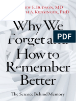 How To Remember Better by Andrew E. Budson