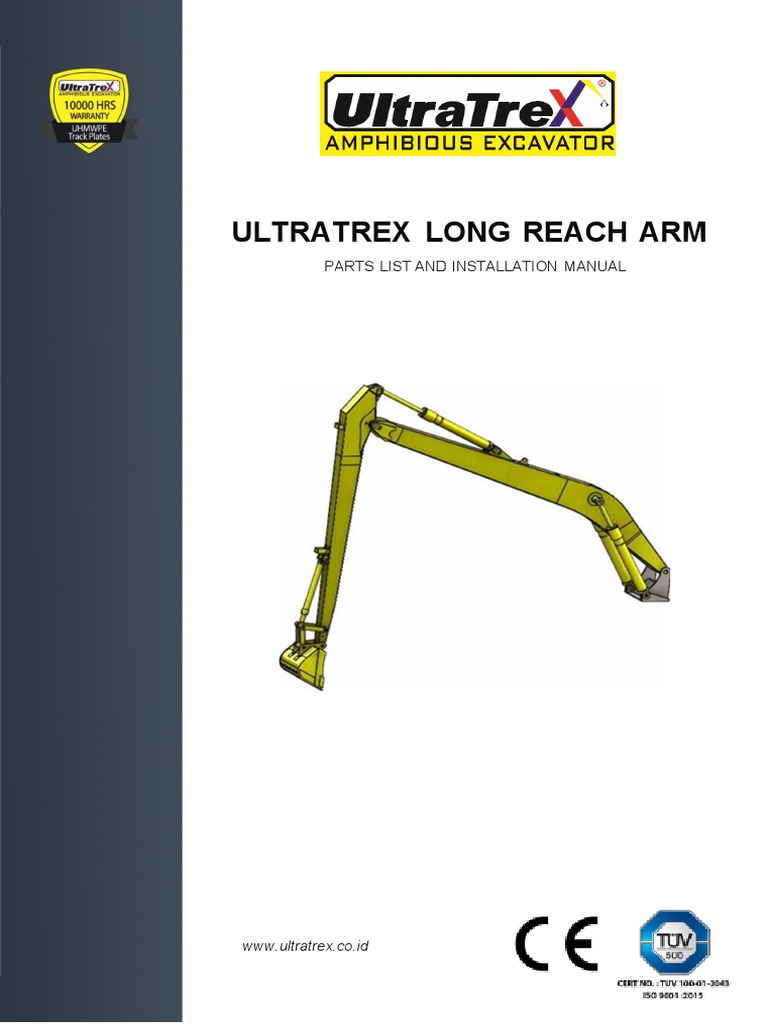 Long Reach Arm Parts List and Installation Manual | PDF | Manufactured ...