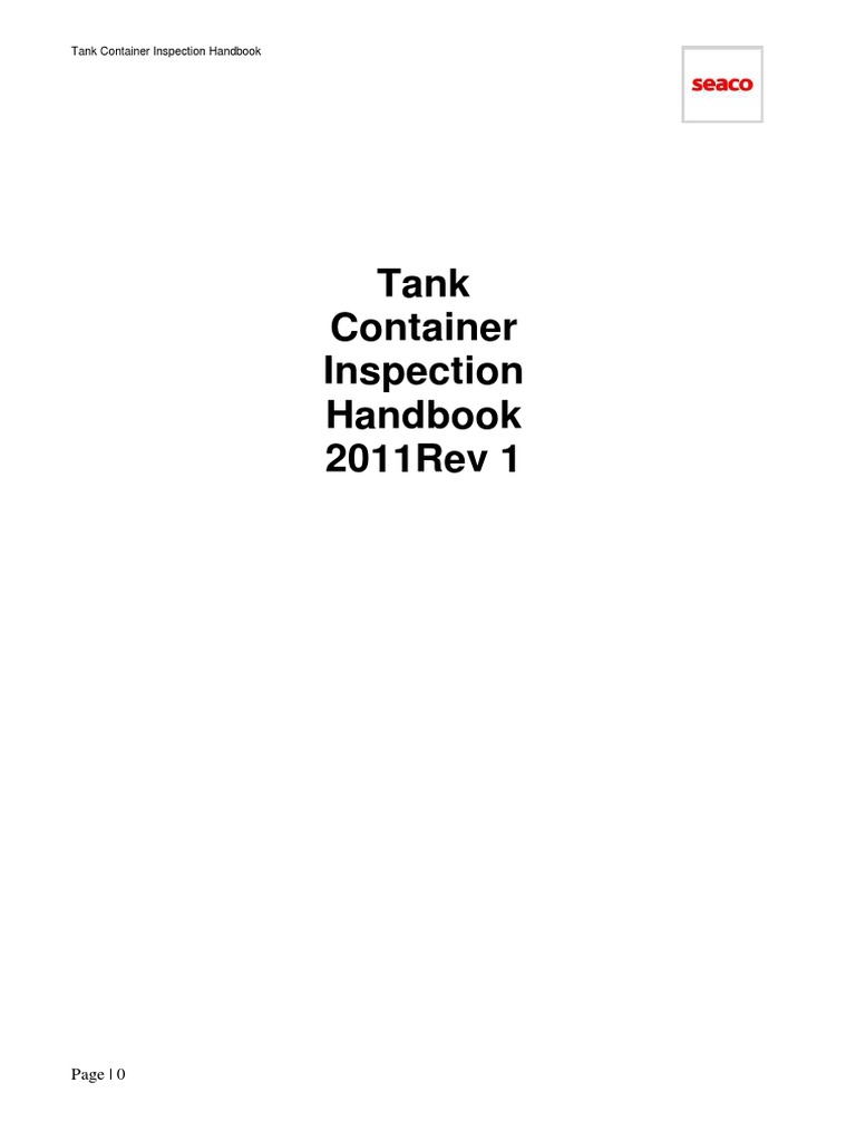 Tank Container Inspection Guide | PDF | Safety