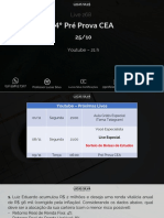 Pré Prova CEA 25/10 no YouTube