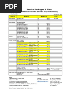 Price List - Service Packages & Plans Residential Services - Emerald Neopolis Karawang - 2021