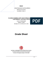 Institutional Grade Sheet