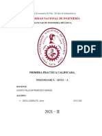 1era Practica Calificada de Termodinámica 