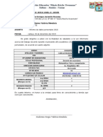 Informe - Datos Personales de Contacto