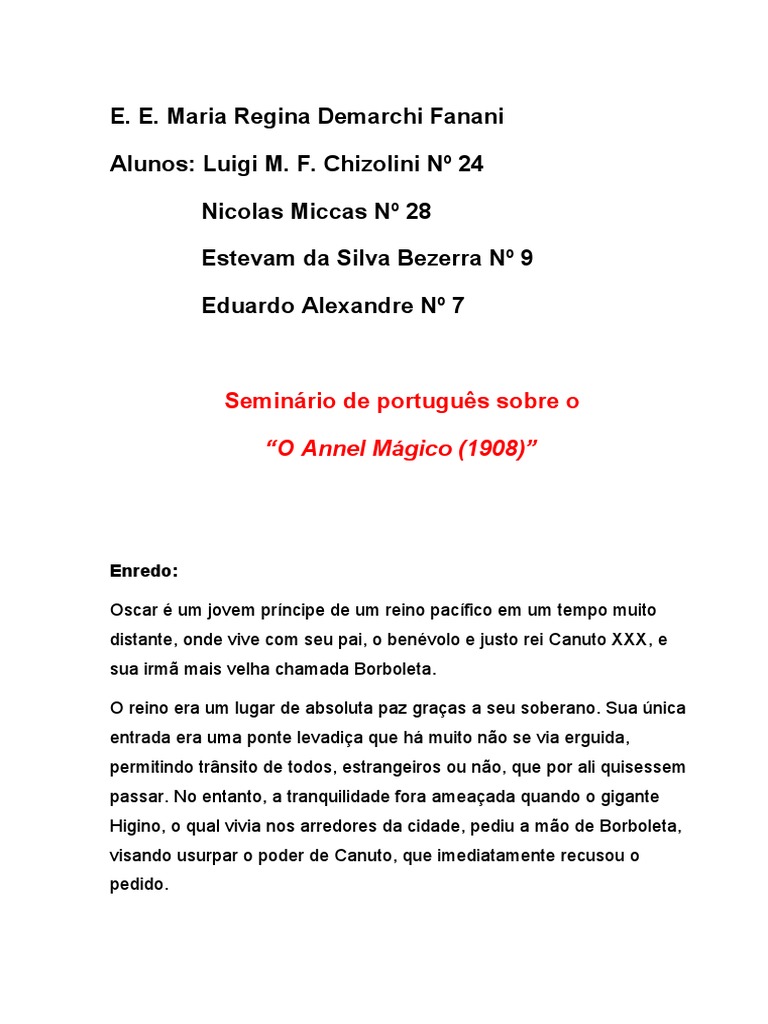 Semin rio portugu s sobre o pdf
