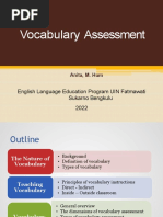 Testing Vocabulary ELT Assessment